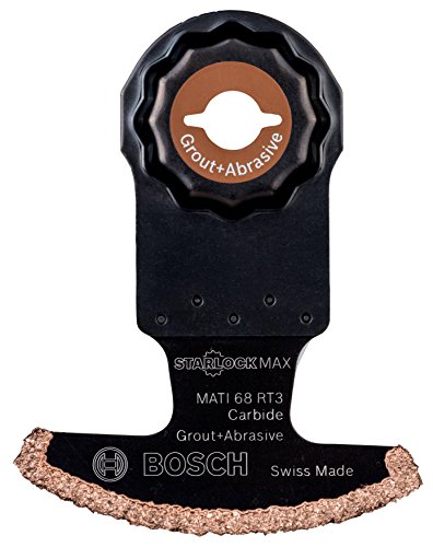 Bosch Accessories Segmentsägeblatt (Fliesenfugen und Porenbeton, für Multifunktionswerkzeuge Starlock Max, MATI 68 RT3), Multifarbig