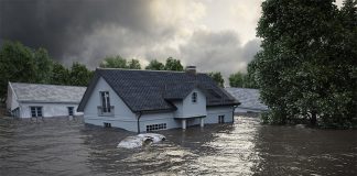 Der Alptraum jedes Hausbesitzers: Das Eigenheim unter Wasser.