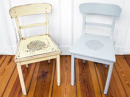 Oft möchte man Holzmöbel aufarbeiten, um alte Erinnerungen zu erhalten.