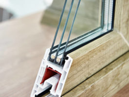 Fenster Aufbau, Fenster dreifachverglast