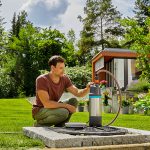 Eignet sich optimal für die Wasserentnahme von einer Zisterne: Die Tauchdruck-Pumpe.