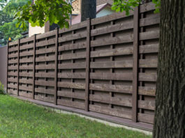 Sichtschutz, Holzzaun