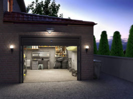 Garage, Garage gemauert