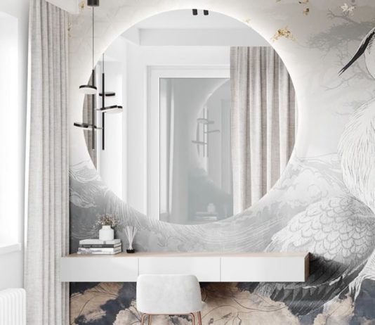 Spiegel mit LED-Beleuchtung: Modern, dekorativ und praktisch Runder Spiegel mit Hintergrundbeleuchtung