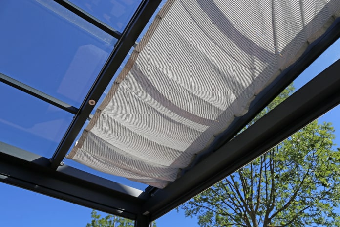 Terrassenüberdachung aus Glas